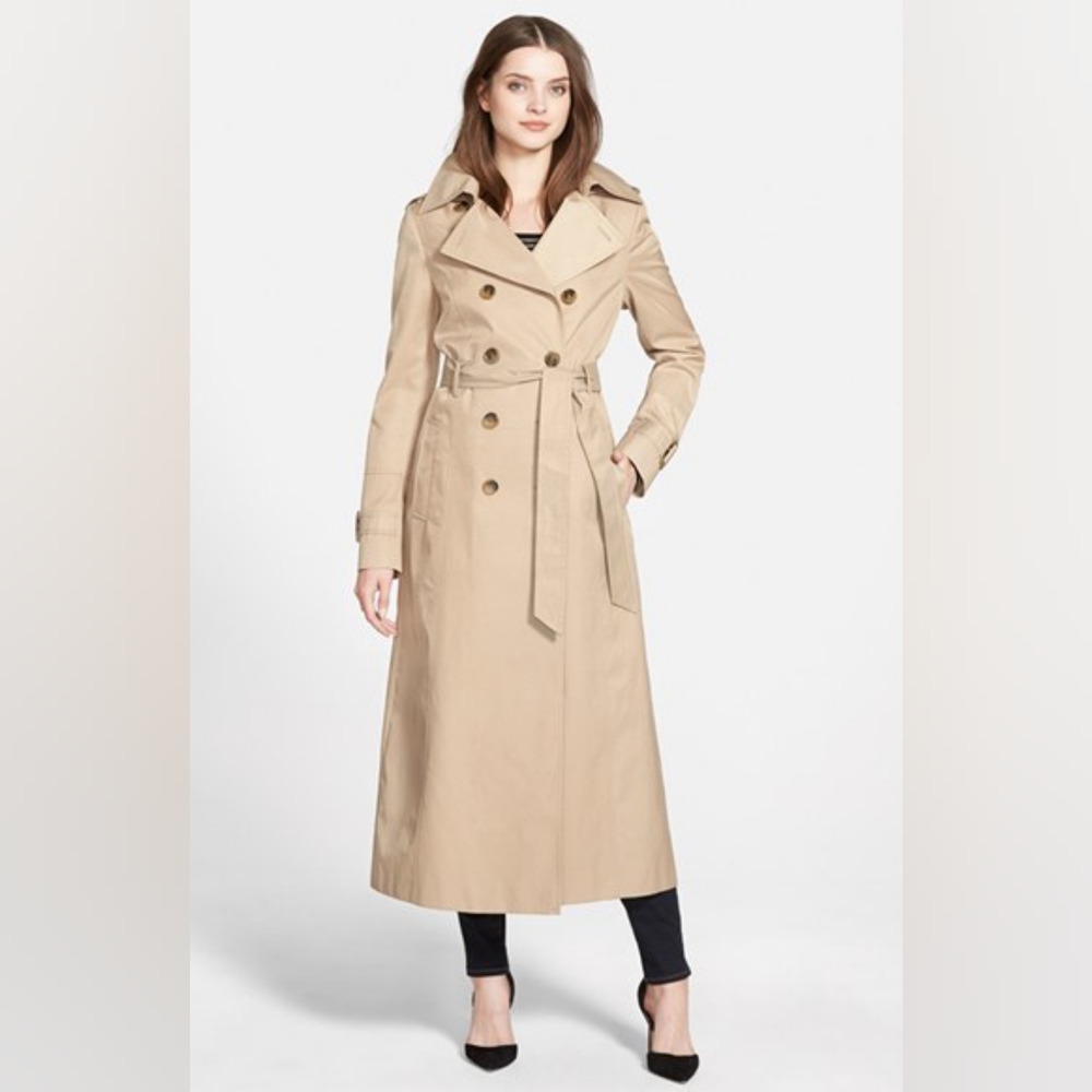 DKNY long trench coat, size S
